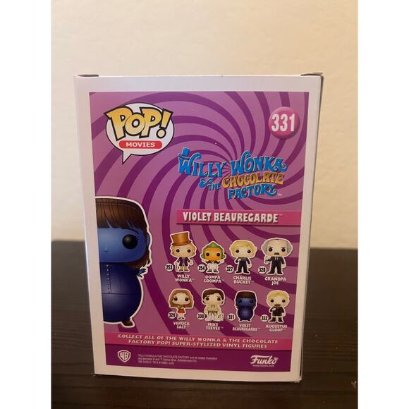 VAULTED LIMITED EDITION EXCLUSIVE Violet Beauregarde Funko Pop #331 Willy Wonka - Picture 3 of 6